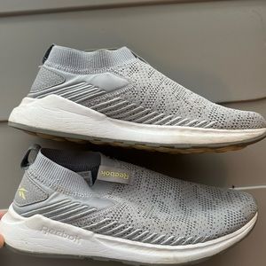 Reebok slip on grey sneakers size 7